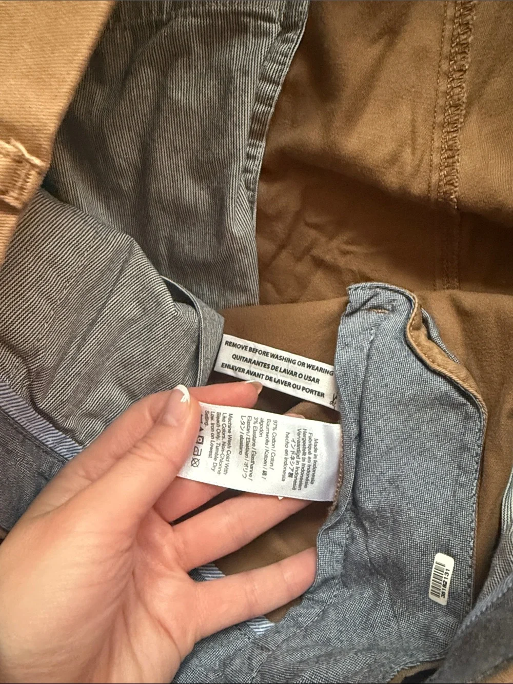 J. Crew Men's Tan Chino Pants - Classic Fit